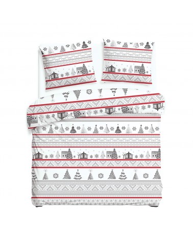 Pościel flanela bawełniana 160x200 + 2x70x80cm 31514/1 FLANELOVE Darymex