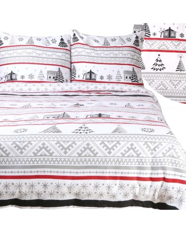 Pościel flanela bawełniana 180x200 + 2x70x80cm 31514/1 FLANELOVE Darymex