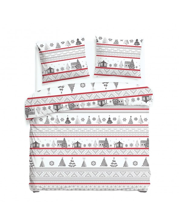 Pościel flanela bawełniana 180x200 + 2x70x80cm 31514/1 FLANELOVE Darymex