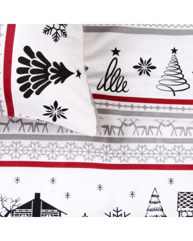 Pościel flanela bawełniana 180x200 + 2x70x80cm 31514/1 FLANELOVE Darymex