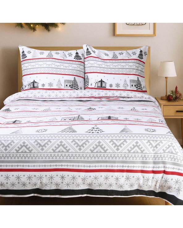 Pościel flanela bawełniana 200x220 + 2x70x80cm 31514/1 FLANELOVE Darymex
