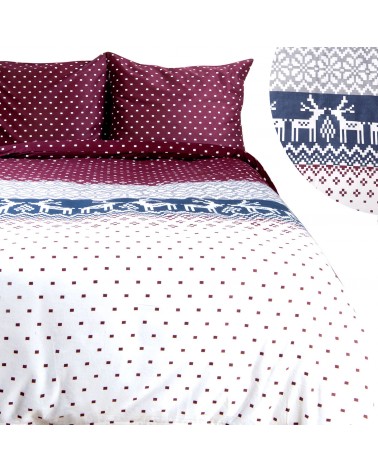 Pościel flanela bawełniana 160x200 + 2x70x80cm 31515/1 FLANELOVE Darymex