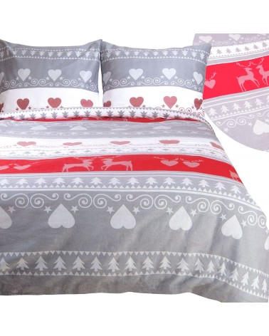 Pościel flanela bawełniana 180x200 + 2x70x80cm 31516/1 FLANELOVE Darymex