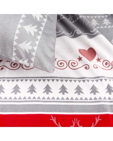 Pościel flanela bawełniana 180x200 + 2x70x80cm 31516/1 FLANELOVE Darymex