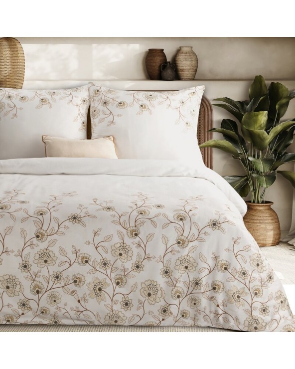 Pościel satyna bawełniana 160x200 + 2x70x80cm Spring 44 Eurofirany