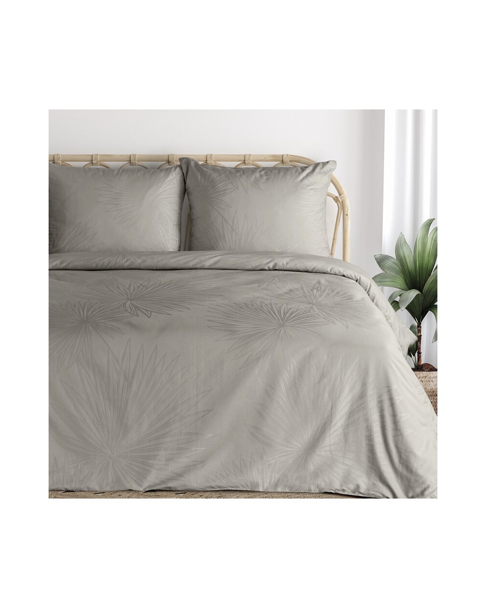 Pościel satyna bawełnaina żakardowa 200x220 + 2x70x80cm Nikol Eurofirany