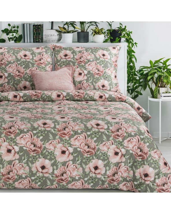 Pościel satyna bawełniana 200x220 + 2x70x80cm Spring 53 Eurofirany