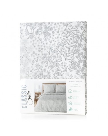 Pościel satyna bawełniana 200x220 + 2x70x80cm Spring 59 Eurofirany