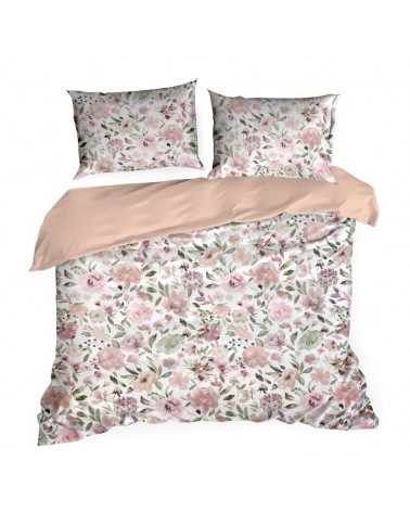 Pościel satyna bawełniana 140x200 + 1x70x80cm Spring 57 Eurofirany