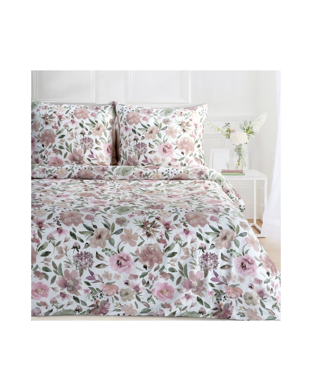 Pościel satyna bawełniana 160x200 + 2x70x80cm Spring 57 Eurofirany