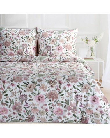 Pościel satyna bawełniana 160x200 + 2x70x80cm Spring 57 Eurofirany