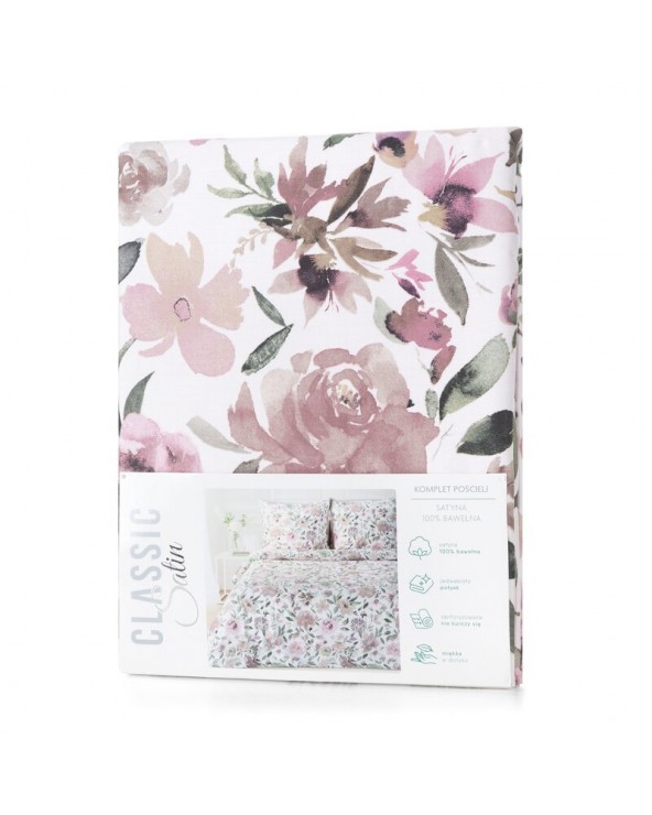 Pościel satyna bawełniana 160x200 + 2x70x80cm Spring 57 Eurofirany