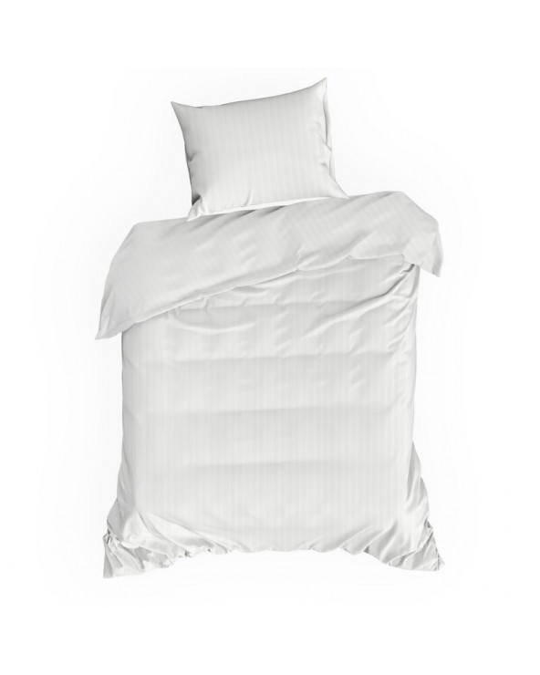 Pościel adamaszek 160x200 + 2x70x80 Vera biała Eurofirany