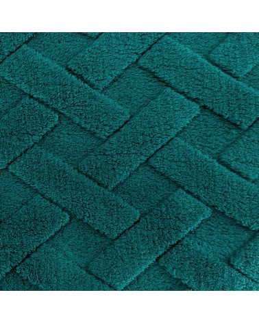 Koc pluszowy 150x200 Caro ciemnozielony Eurofirany