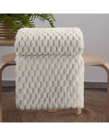 Koc pluszowy 150x200 Cindy 6 beżowy Eurofirany