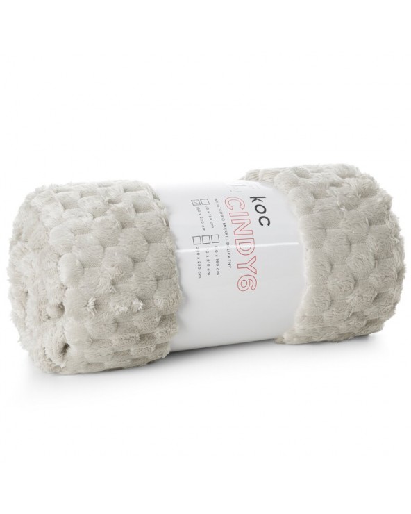 Koc pluszowy 150x200 Cindy 6 beżowy Eurofirany