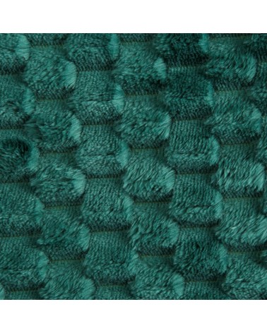 Koc pluszowy 150x200 Cindy 6 ciemnozielony Eurofirany