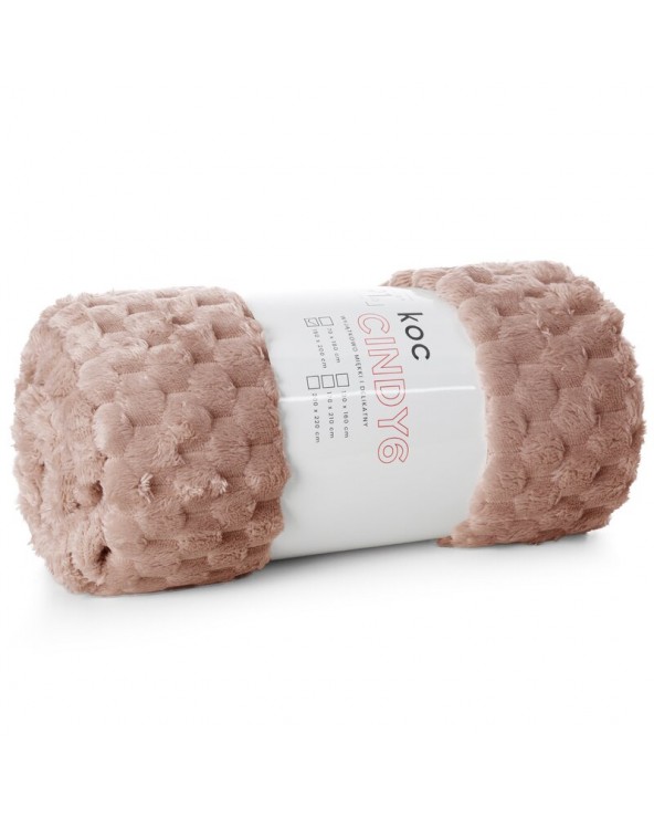 Koc pluszowy 150x200 Cindy 6 mocha Eurofirany