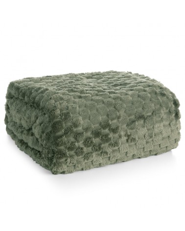 Koc pluszowy 150x200 Cindy 6 oliwkowy Eurofirany