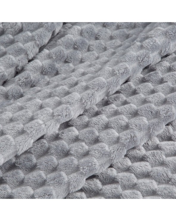 Koc pluszowy 150x200 Cindy 6 srebrny Eurofirany