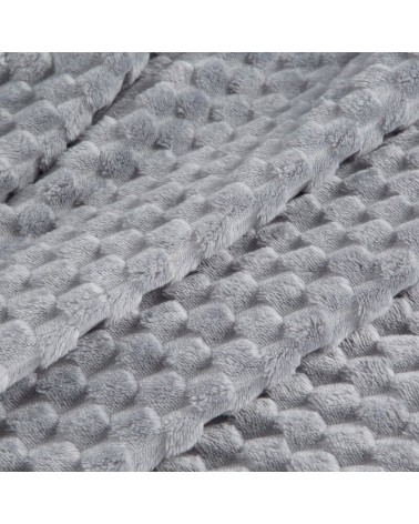 Koc pluszowy 150x200 Cindy 6 srebrny Eurofirany