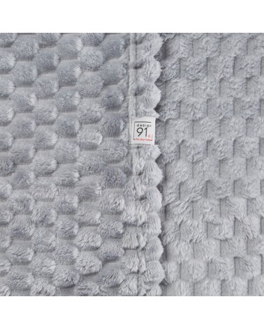 Koc pluszowy 150x200 Cindy 6 srebrny Eurofirany