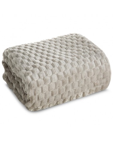 Koc pluszowy 70x160 Cindy 6 beżowy Eurofirany