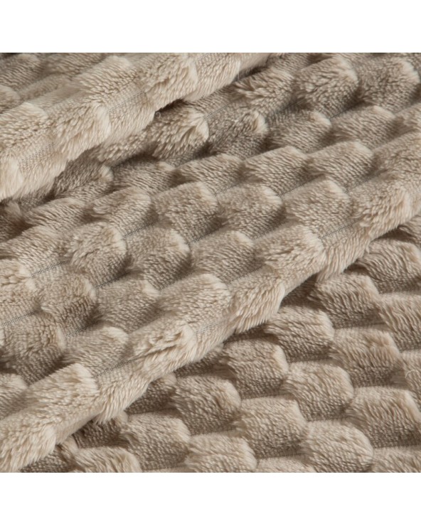 Koc pluszowy 70x160 Cindy 6 beżowy Eurofirany