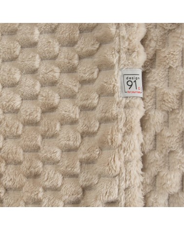 Koc pluszowy 70x160 Cindy 6 beżowy Eurofirany