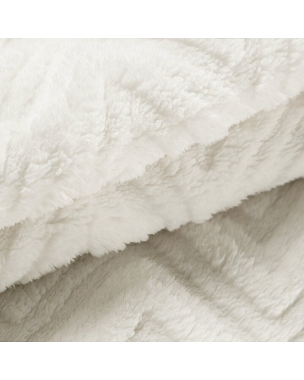 Koc pluszowy 150x200 Jodła kremowy Eurofirany