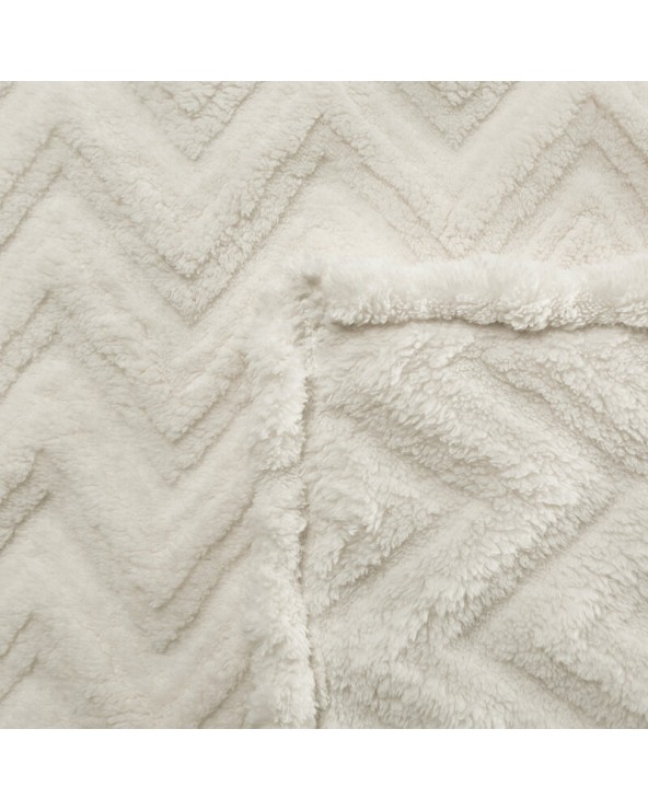 Koc pluszowy 150x200 Jodła kremowy Eurofirany