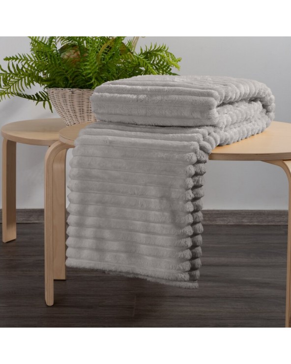 Koc pluszowy 170x210 Soft beżowy Eurofirany
