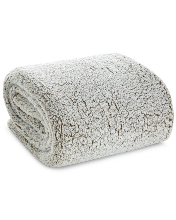Koc sherpa baranek 150x200 Koala beżowy/biały Eurofirany