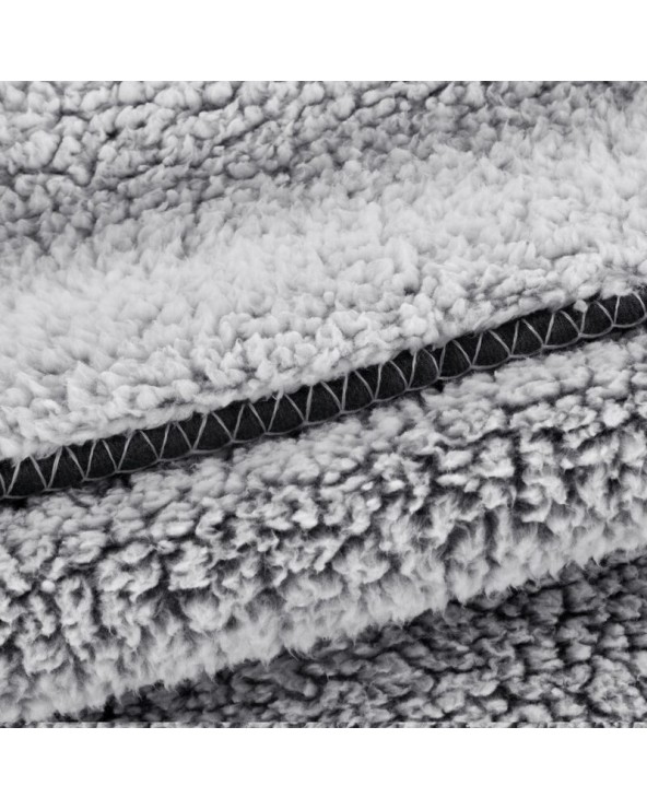 Koc sherpa baranek 200x220 Koala stalowy/biały Eurofirany