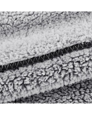 Koc sherpa baranek 200x220 Koala stalowy/biały Eurofirany