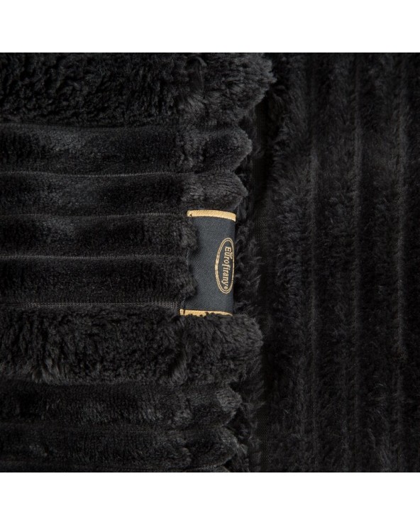 Koc pluszowy 200x220 Nina czarny Eurofirany