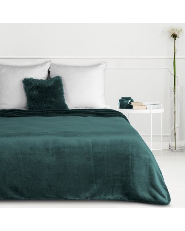 Koc sherpa baranek 150x200 Tedy ciemnozielony Eurofirany