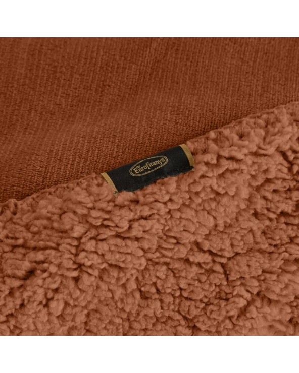 Koc sherpa baranek 200x220 Tedy ceglasty Eurofirany