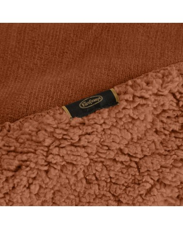 Koc sherpa baranek 200x220 Tedy ceglasty Eurofirany