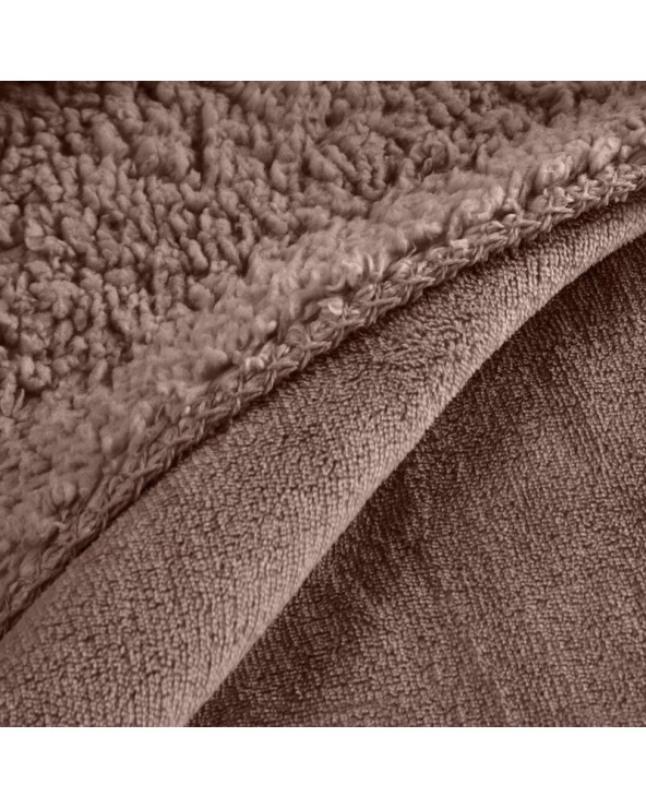 Koc sherpa baranek 150x200 Tedy mocha Eurofirany