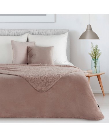 Koc sherpa baranek 200x220 Tedy mocha Eurofirany