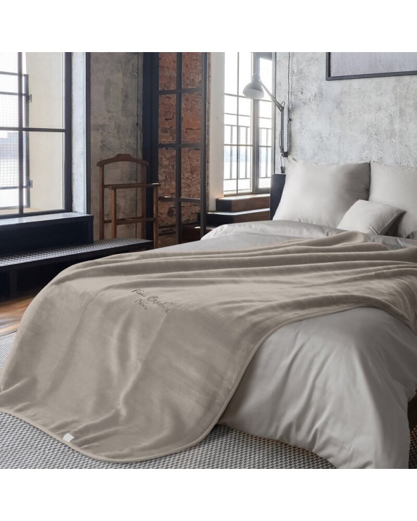 Koc akrylowy Pierre Cardin 160x220 Clara 1 beżowy Eurofirany