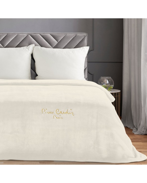 Koc akrylowy Pierre Cardin 160x220 Clara 1 kremowy Eurofirany