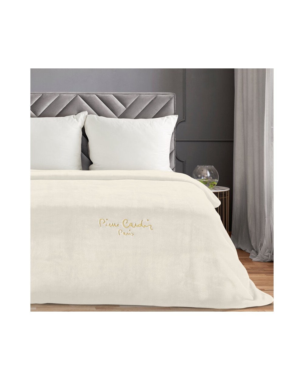 Koc akrylowy Pierre Cardin 160x220 Clara 1 kremowy Eurofirany
