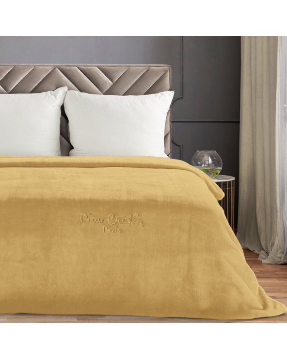 Koc akrylowy Pierre Cardin 220x240 Clara 1 miodowy Eurofirany