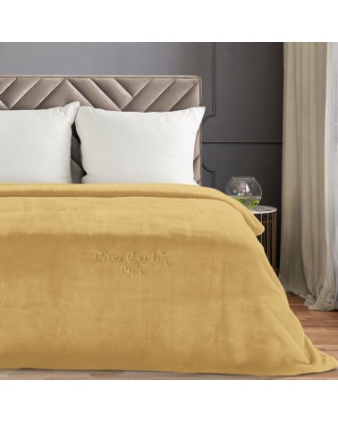 Koc akrylowy Pierre Cardin 220x240 Clara 1 miodowy Eurofirany