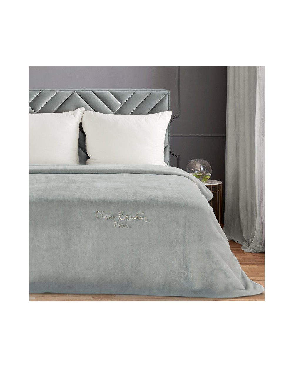 Koc akrylowy Pierre Cardin 220x240 Clara 1 srebrny Eurofirany