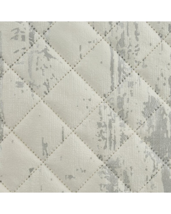Narzuta velvet 220x240 Blink 3 biała/srebrna Eurofirany