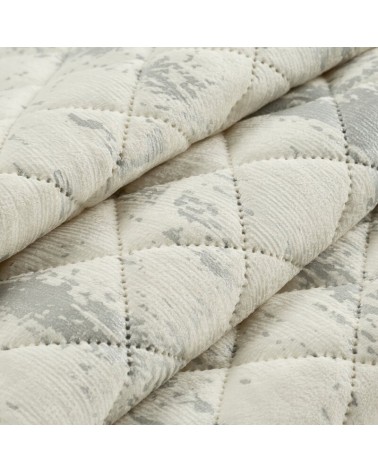 Narzuta velvet 220x240 Blink 3 biała/srebrna Eurofirany