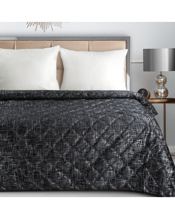 Narzuta velvet 200x220 Blink 6 czarna Eurofirany